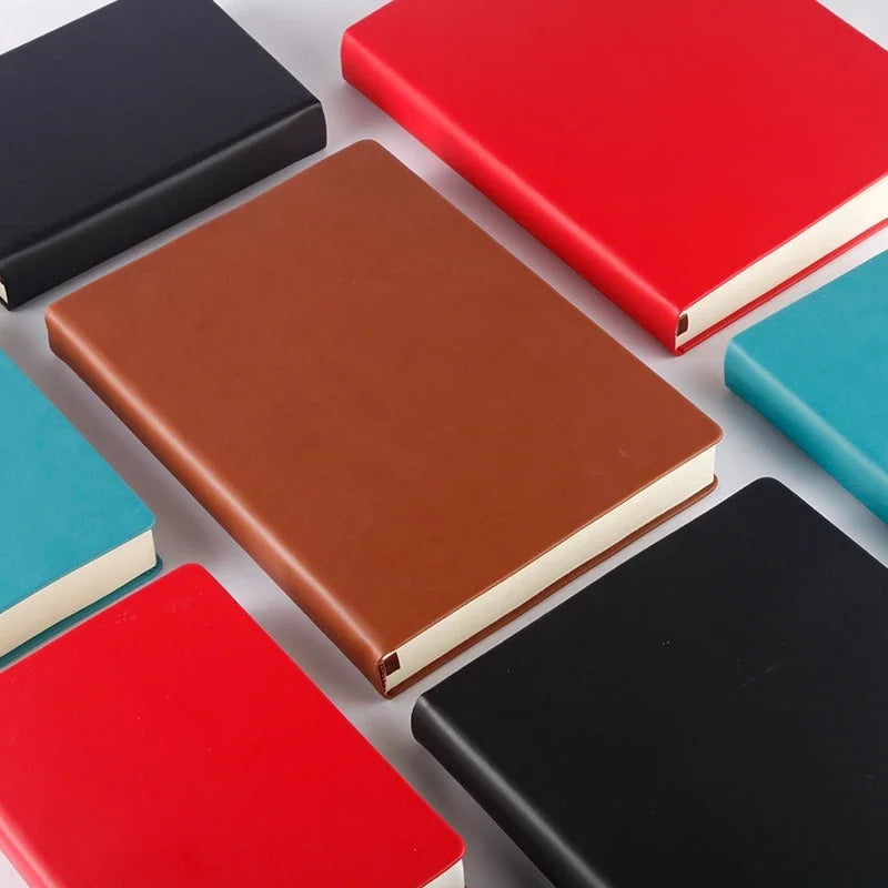 Super thick diary Notebook blank pages PU leather soft cover 330 sheets Sketchbook Business diary School supplies stationery