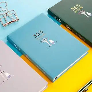 Creative Work Schedule 365 Day Planner Cartoon Diary Notepad Notebook Daily Planner  Planner Supplies  School