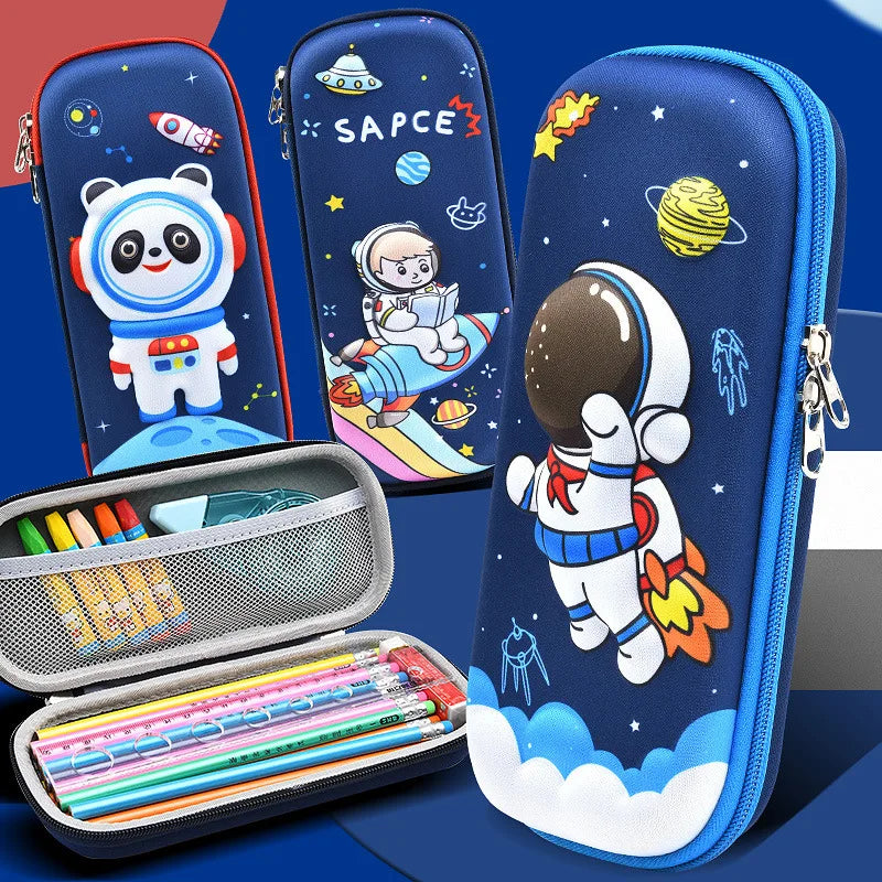 3D Pencil Case High-Capacity Kawaii Penholder Unicorn Cartoon Cute Stationery Organizer School Supplies for Students